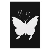 Diva Butterfly In White stationery