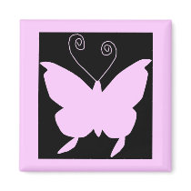 Diva Butterfly magnets by colorimages Diva Butterfly magnets