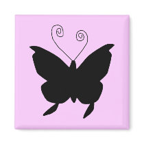 Diva Butterfly magnets by colorimages Diva Butterfly magnets