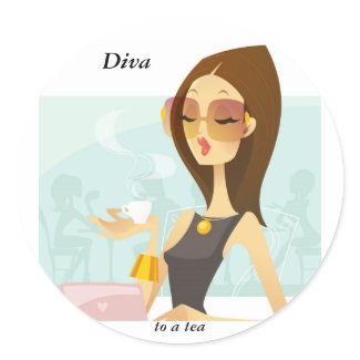 Diva Cafe Stickers sticker