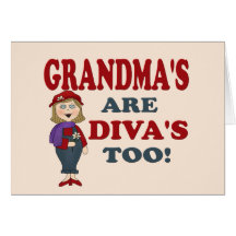 DIVA DE LA ABUELA TARJETON