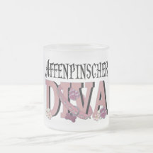 DIVA del Affenpinscher Tazas De Café