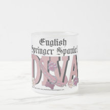 DIVA del perro de aguas de saltador inglés Tazas