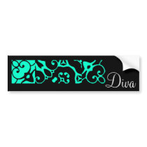 Diva Designer Name II Bumper Sticker bumper stickers by DesignerName Diva Designer Name II Bumper Sticker bumper stickers