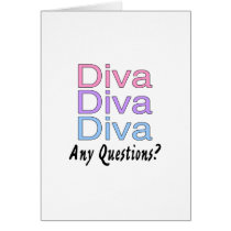 Diva Diva Diva Card
