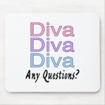 Diva Diva Diva Mouse Mats