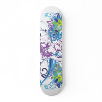Diva DJ Music Bliss Cool Colors Skate Board Decks