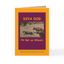 DIVA DOG "Thanks" Greeting Card