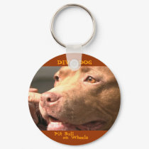 DIVA DOG Up Close & Personal Keychain