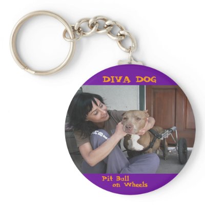 DIVA DOG with Co-Star Kelli McCarty Key Chain by chriscory28