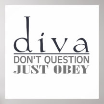 Diva: Don't Question Poster