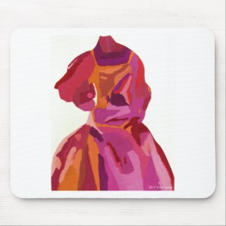 Diva Fashionista Autumn Reds mousepad