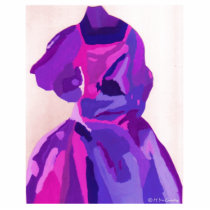 Diva Fashionista In Blue photo sculptures