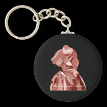Diva Fashionista In Neutral keychains