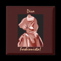 Diva Fashionista In Neutral magnets