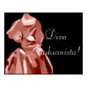 Diva Fashionista In Neutral Poster posters