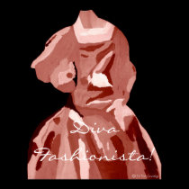 Diva Fashionista In Neutral Poster posters