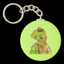 Diva Fashionista In Spring keychains