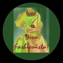 Diva Fashionista In Spring stickers