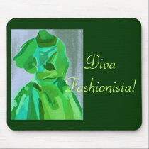 Diva Fashionista In Summer mousepads