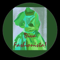 Diva Fashionista In Summer stickers