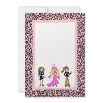 Diva Girls Invitations