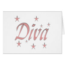 Diva Greeting Cards