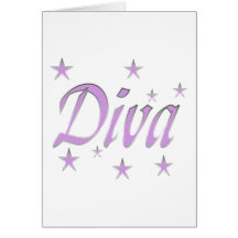 Diva Greeting Cards