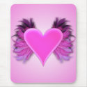 Diva Heart mousepads by mariannegilliand Diva Heart mousepads