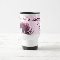 diva in a carry on travel mug