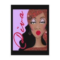 DIVA is a four letter word...Postcards by LadyDenise DIVA is a four letter word...Postcards