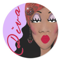"DIVA is a four letter word..." Stickers by LadyDenise "DIVA is a four letter word..." Stickers