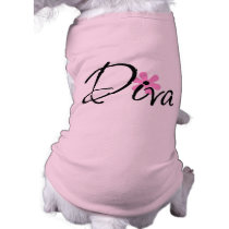 Diva Pet Shirt pet clothing by TiggersWorld Diva Pet Shirt pet clothing