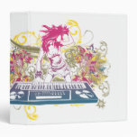 Diva Punk DJ Music Bliss 3 Ring Binders