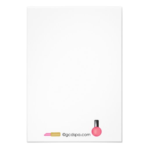 Diva Spa Party Invitations