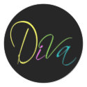 "Diva" stickers by kokobaby "Diva" stickers