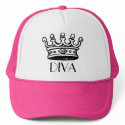 DIVA trucker cap hats