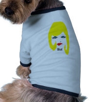 DIVA with a blonde bob pet clothing by Cheryldesigns DIVA with a blonde bob pet clothing