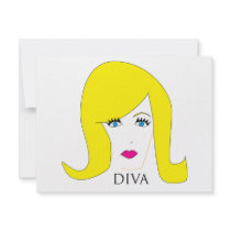DIVABLONDE invitations by Cheryldesigns DIVABLONDE invitations
