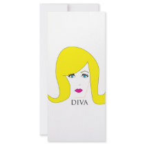 DIVABLONDE rack cards by Cheryldesigns DIVABLONDE rack cards
