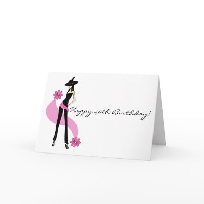 Diva's 40th Birthday Card for Women by NightSweatsDiva