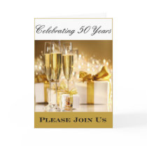 Diva's 50th Anniversary Party Invitation cards