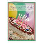 Diva's 50th Birthday Card for Women-Eat Cake!