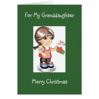 Diva's Christmas Card for Her Granddaughter