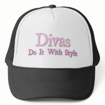 Divas Do It With Style hats