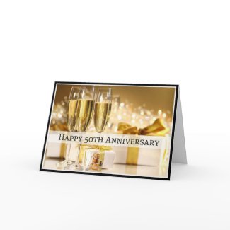 Diva's Happy 50th Anniversary Card card