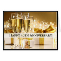 Diva's Happy 50th Anniversary Card