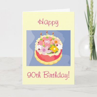Diva's Happy 90th Birthday Card