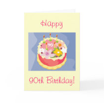 Diva's Happy 90th Birthday Card