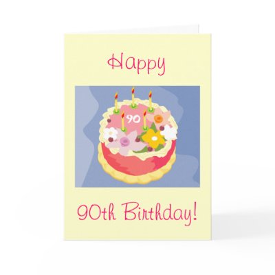 Diva's Happy 90th Birthday Card